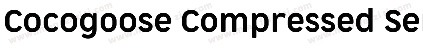 Cocogoose Compressed Semilight字体转换